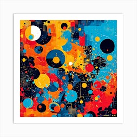 Abstractness funky Art Print