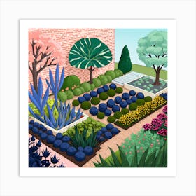 Garden Design Art Print