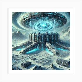 Glacial Cataclysm Mechanism Art Print