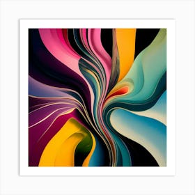 Abstract - Abstract Stock Videos & Royalty-Free Footage Art Print