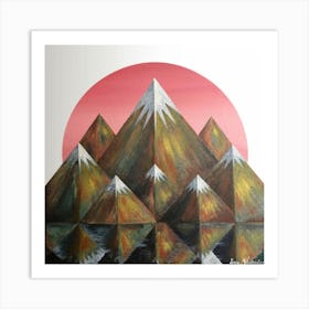 Mountain Ranges Art Print