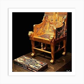 Egyptian Throne 6 Art Print