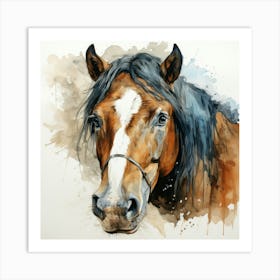 Horse Portrait 2 Art Print