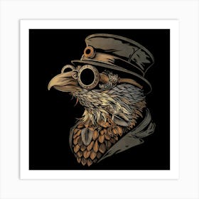 Steampunk Eagle 1 Art Print