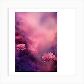 Pink Flowers Art Print