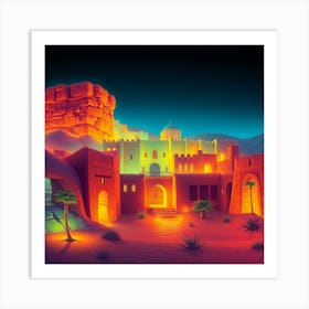 Sand Castle Art Print