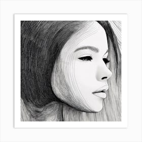 Portrait Of A Woman 1 Art Print