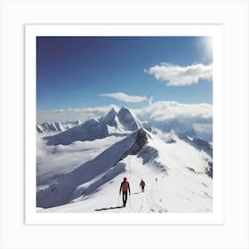 Mountaineering Art Print