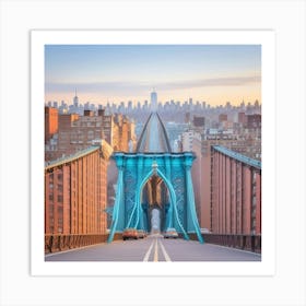 New York City Manhattan Bridge (2) Art Print