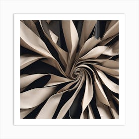 Spiral Paper Art Art Print