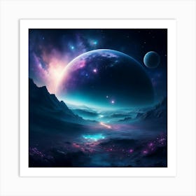 Outer worlds beyond the expanse Art Print