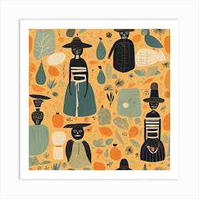 African Pattern Art Print