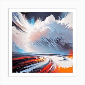 'Clouds' Art Print