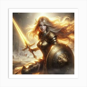 Elven Warrior Art Print