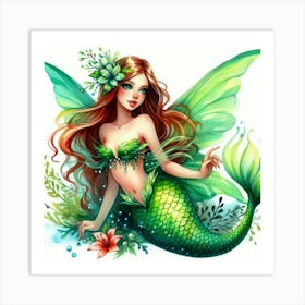 Mermaid 14 Art Print