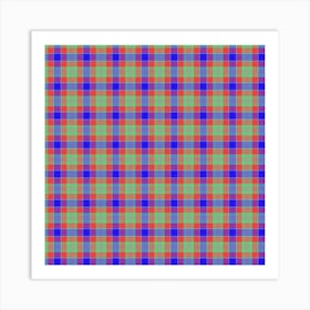 Tartan Fabric Art Print