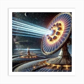 Solar Energy Collector Arrays Art Print