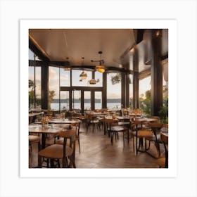 Restaurant Dining Room Art Print