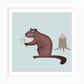 Beaver Art Print