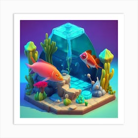 Fish Tank 2 Art Print