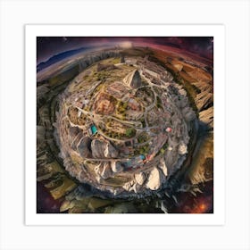 Earth From Space Art Print