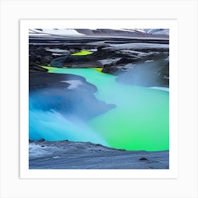 Icelandic Waterfalls Art Print