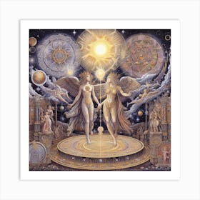 Angels Of The Sun Art Print