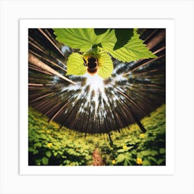 Bee In The Forest 1 Art Print