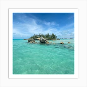 Beautiful Bermuda Water - Square Art Print