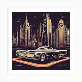 Futuristic Car 13 Art Print