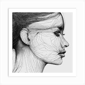 Portrait Of A Woman 2 Art Print