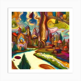 Downtown Art Print