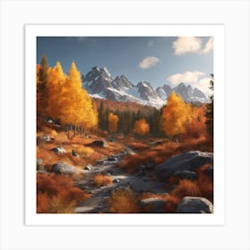 Autumn Landscape 4 Art Print