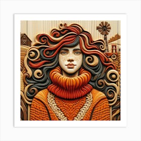 Wood Carving Art Print