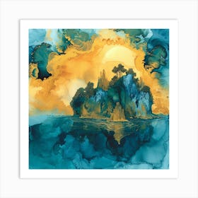 Island In The Sky Art Print