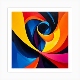 Exuding dynamic rhythm and energy Art Print