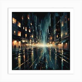 Night City 2 Art Print