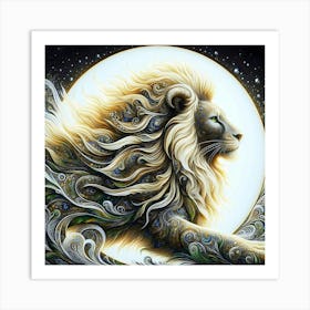 Creative Wild Animal Representation 61 Art Print