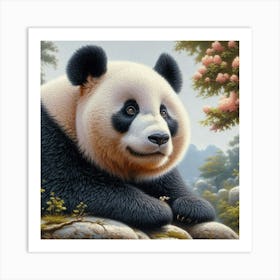 Panda Bear Art Print