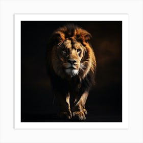 Lion Portrait Art Print