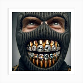 Gold Teeth Art Print