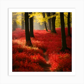 Autumn Forest 29 Art Print