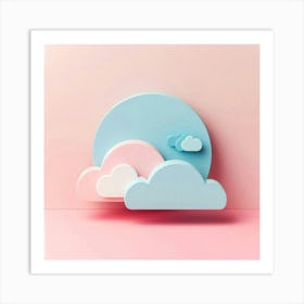 Cloud cover 3 Art Print