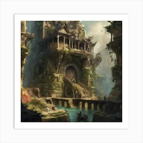 Fantasy Castle 41 Art Print