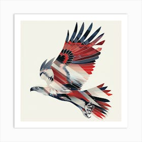 Eagle In Flight 17 Art Print