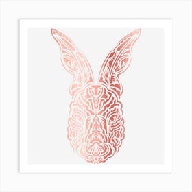 The Rabbit Spiritual Symbol Animal Tribal Culture Art Print