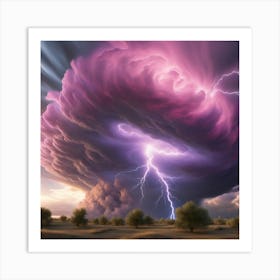 Eye of the Storm Art Print