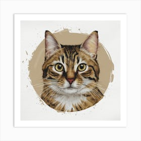 Tabby Cat 1 Art Print