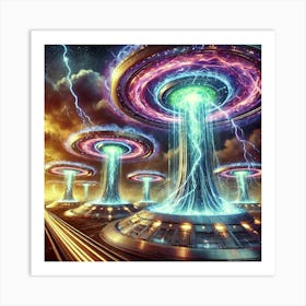 Vortex Gates 1 Art Print