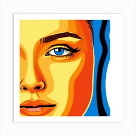 Portrait Of A Woman 15 Art Print